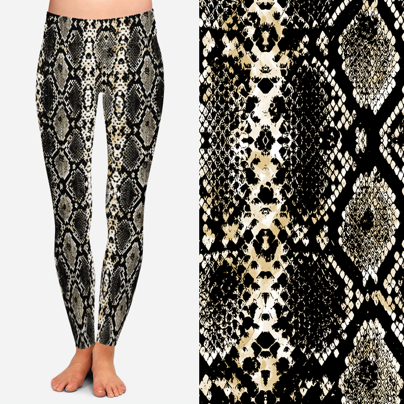 8296 Snake Charmer POD DESIGNER LEGGINGS JV-N139C