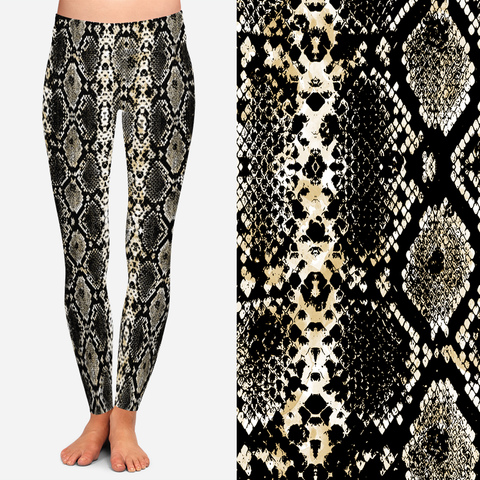 8296 Snake Charmer POD DESIGNER LEGGINGS JV-N139C