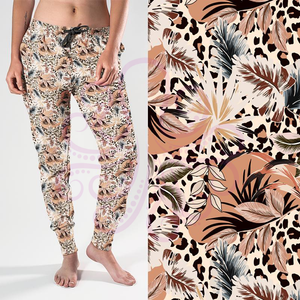 8310j Botanic Leopard POD DESIGNER JOGGERS JV-B6C