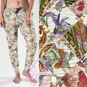 8376j Julie's Floral & Fauna POD JOGGERS