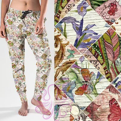 8376j Julie's Floral & Fauna POD JOGGERS