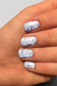 8385n Cindi's Tie Dye Butterfly CUSTOM PRINT NAIL STRIPS JV-Z99