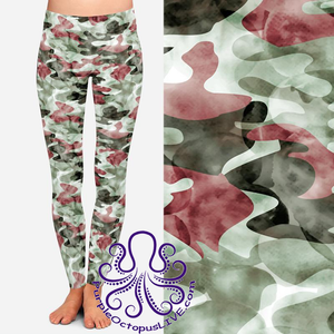 8389 Kenzie's Tie Dye Camo POD DESIGNER LEGGINGS JV-N134C
