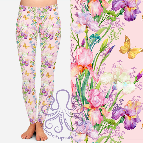 8391 Iris' Spring Garden POD DESIGNER LEGGINGS JV-L27C