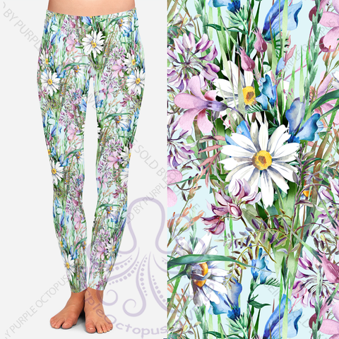 8394 Sunlit Meadow POD DESIGNER LEGGINGS JV-DD9C G’