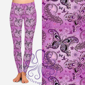 8400 Mary's Butterfly Frill POD DESIGNER LEGGINGS JV-M29C