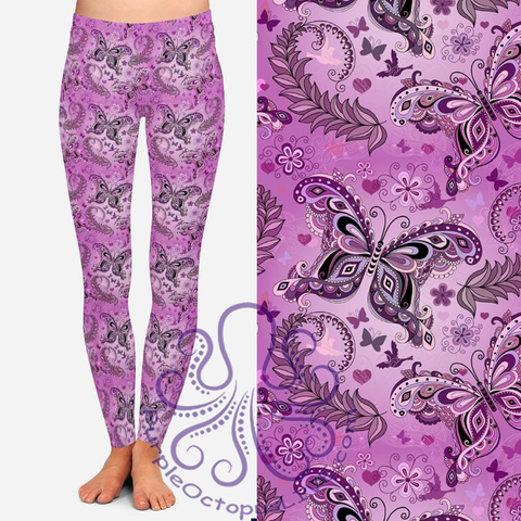 8400 Mary's Butterfly Frill POD DESIGNER LEGGINGS JV-M29C