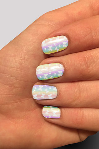 8401n Kelly's Banded Butterfly CUSTOM PRINT NAIL STRIPS JV-Z99