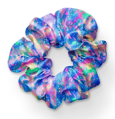 8404hs Brittany's Spattered POD HAIR SCRUNCHIE JV-N104C