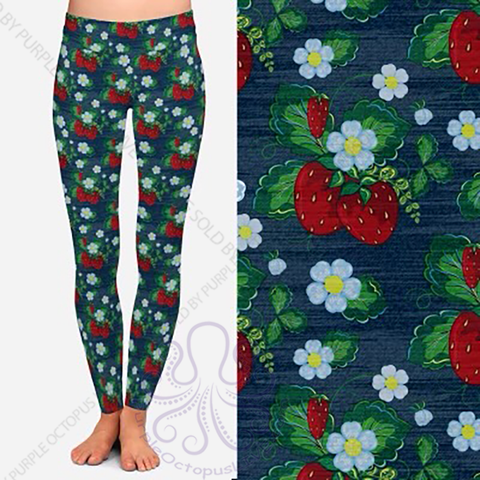 8411 Strawberry Fields POD DESIGNER LEGGINGS JV-L24C