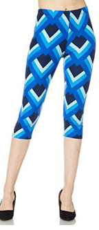 863 Geo Blues LEGGINGS or CAPRI JV-F21B