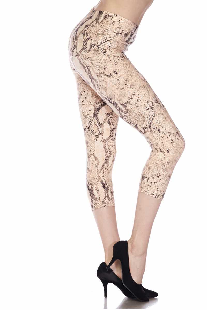 894 SnakeSkin LEGGINGS JV-B11B CAPRI ONLY LEFT