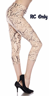 894 SnakeSkin LEGGINGS JV-B11B CAPRI ONLY LEFT