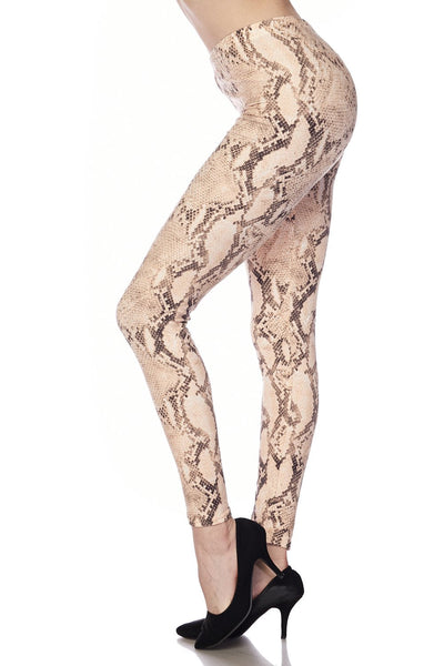 894 SnakeSkin LEGGINGS JV-B11B CAPRI ONLY LEFT