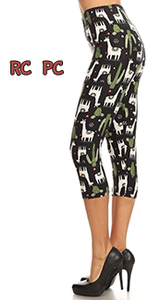 977 Sahara LLama LEGGINGS OR CAPRIS JV-T89L CAPRI LEFT ONLY