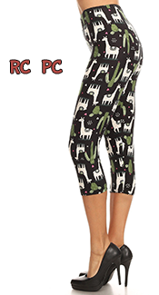977 Sahara LLama LEGGINGS OR CAPRIS JV-T89L CAPRI LEFT ONLY