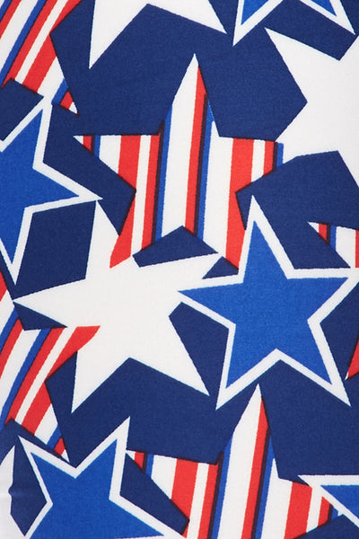 993 The Stars and Stripes LEGGINGS or CAPRIS or KIDS JV-I5
