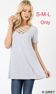 3529 1/4S Triple Lattice TOP in H GREY