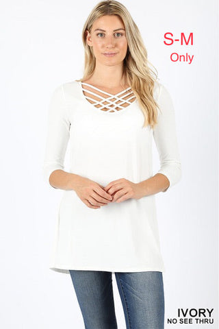 553 3/4S Triple Lattice TOP in IVORY
