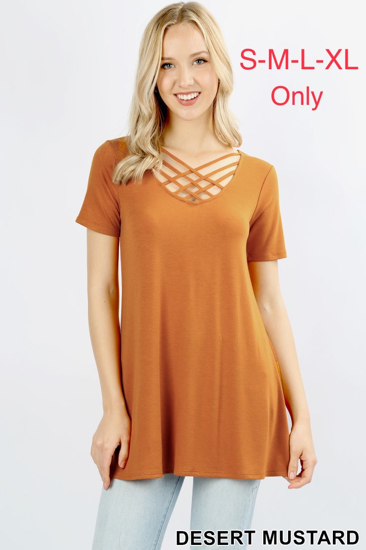 322 1/4S Triple Lattice TOP in DESERT MUSTARD