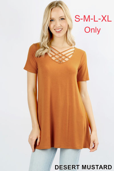 322 1/4S Triple Lattice TOP in DESERT MUSTARD