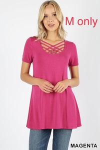 338 1/4S Triple Lattice TOP in MAGENTA