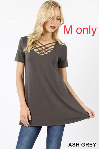 325 1/4S Triple Lattice TOP in ASH GREY
