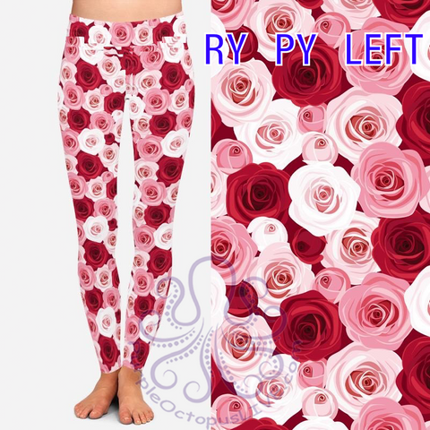 8117 My Rosy Valentine POD DESIGNER LEGGINGS JV-FEB14Green