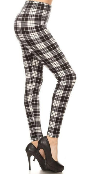 2206 Checkerboard Plaid LEGGINGS or CAPRI JV-D26B
