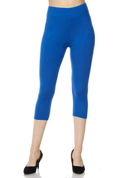 1006 SOLID Royal Blue LEGGINGS or CAPRI