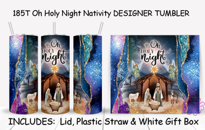 185T Oh Holy Night Nativity TUMBLER - TBM