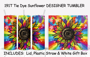 191T Tie Dye Sunflower TUMBLER - TBM