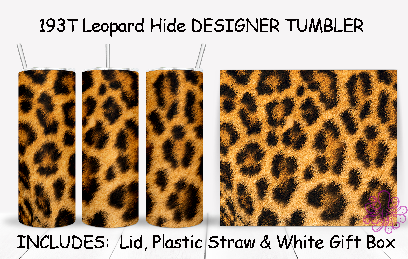 193T Leopard Hide TUMBLER - TBM