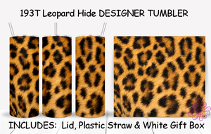 193T Leopard Hide TUMBLER - TBM