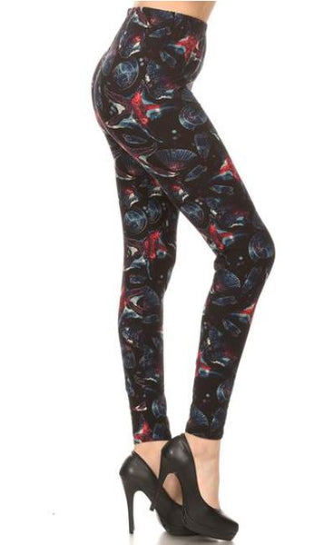 2001 RWB Sea Life LEGGINGS JV1-Q28B G