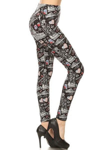 2002 USA Graphic LEGGINGS JV1-Q14B G