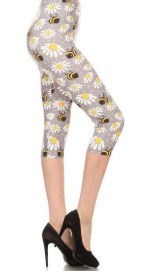 2043 Bumble Daisy LEGGINGS or CAPRI