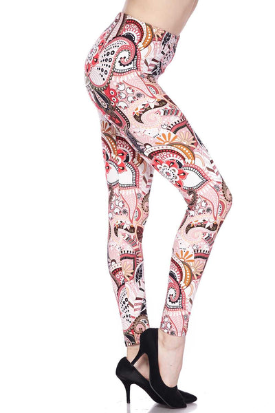 2049 Paisley Blush LEGGINGS JV1-Q53B G