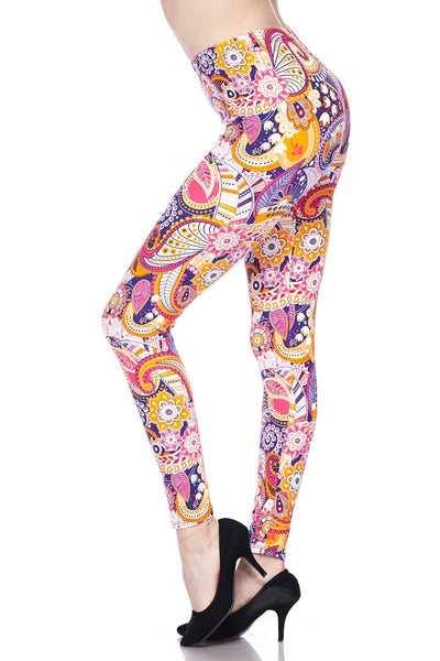 2052 Flashy Paisley LEGGINGS JV1-Q16BM G