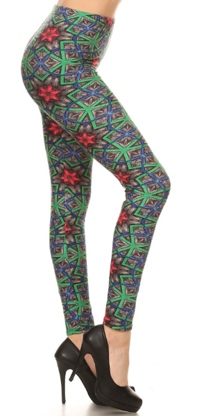 2059 Entwined Desert Path LEGGINGS or CAPRI