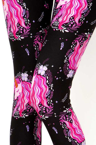 2066 Raspberry Kiss Unicorn LEGGINGS JV1-Q32B G