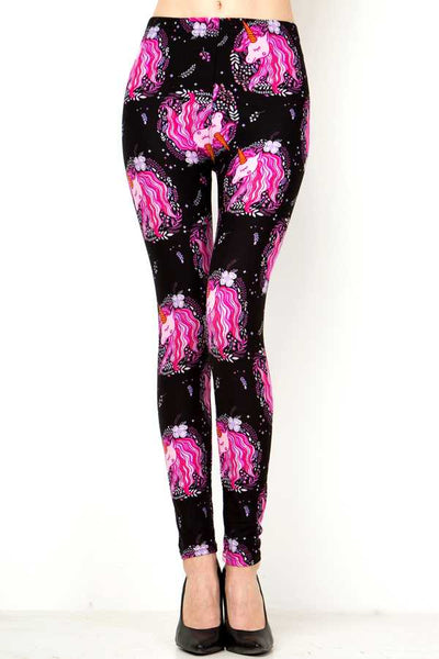 2066 Raspberry Kiss Unicorn LEGGINGS JV1-Q32B G