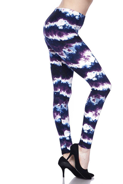 2073 Purple Ice Tie Dye LEGGINGS JV1-Q1B G
