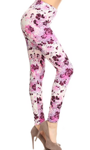 2079 Pretty Please Floral LEGGINGS or CAPRI