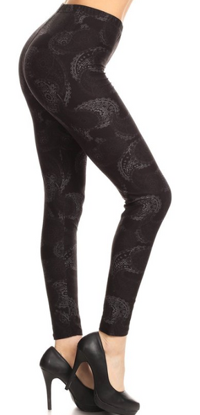 2083 Faded Paisley LEGGINGS JV1-Q16BR G