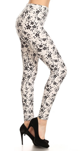 2090 Faded Floral LEGGINGS JV1-Q11BL G