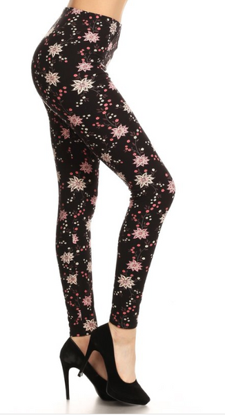 2091 Floral Posy LEGGINGS JV1-Q48BR G