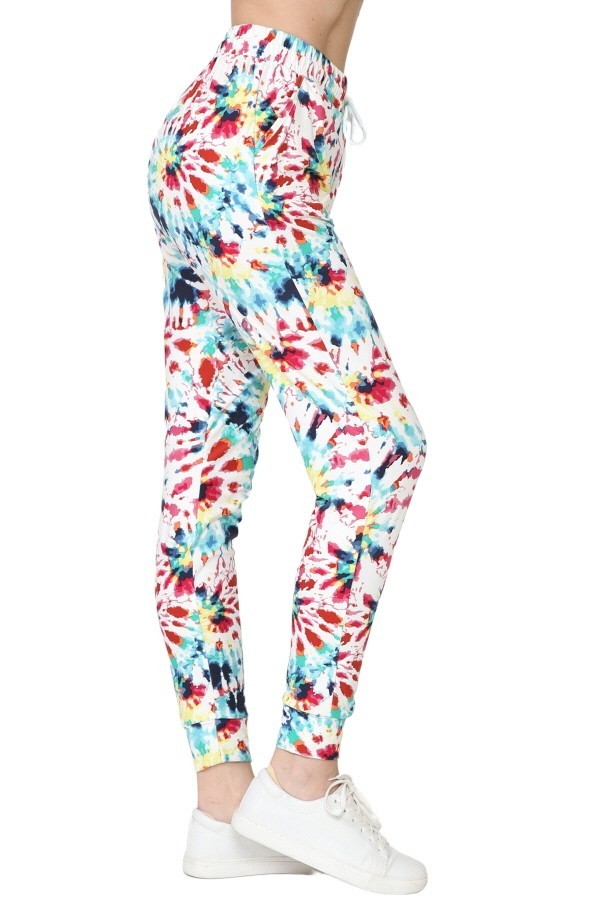 2289j Rainbow Splatter TD JOGGERS