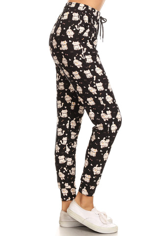 2295 Cats On Black JOGGERS