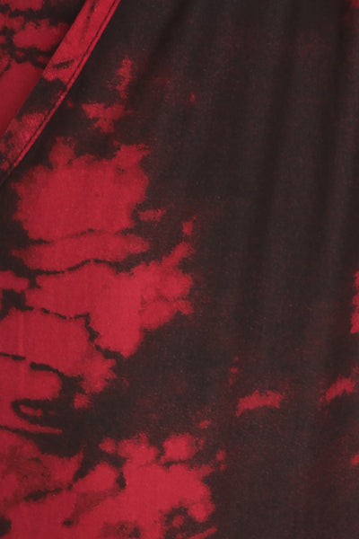 2296 Burgundy & Black Tie Dye JOGGERS